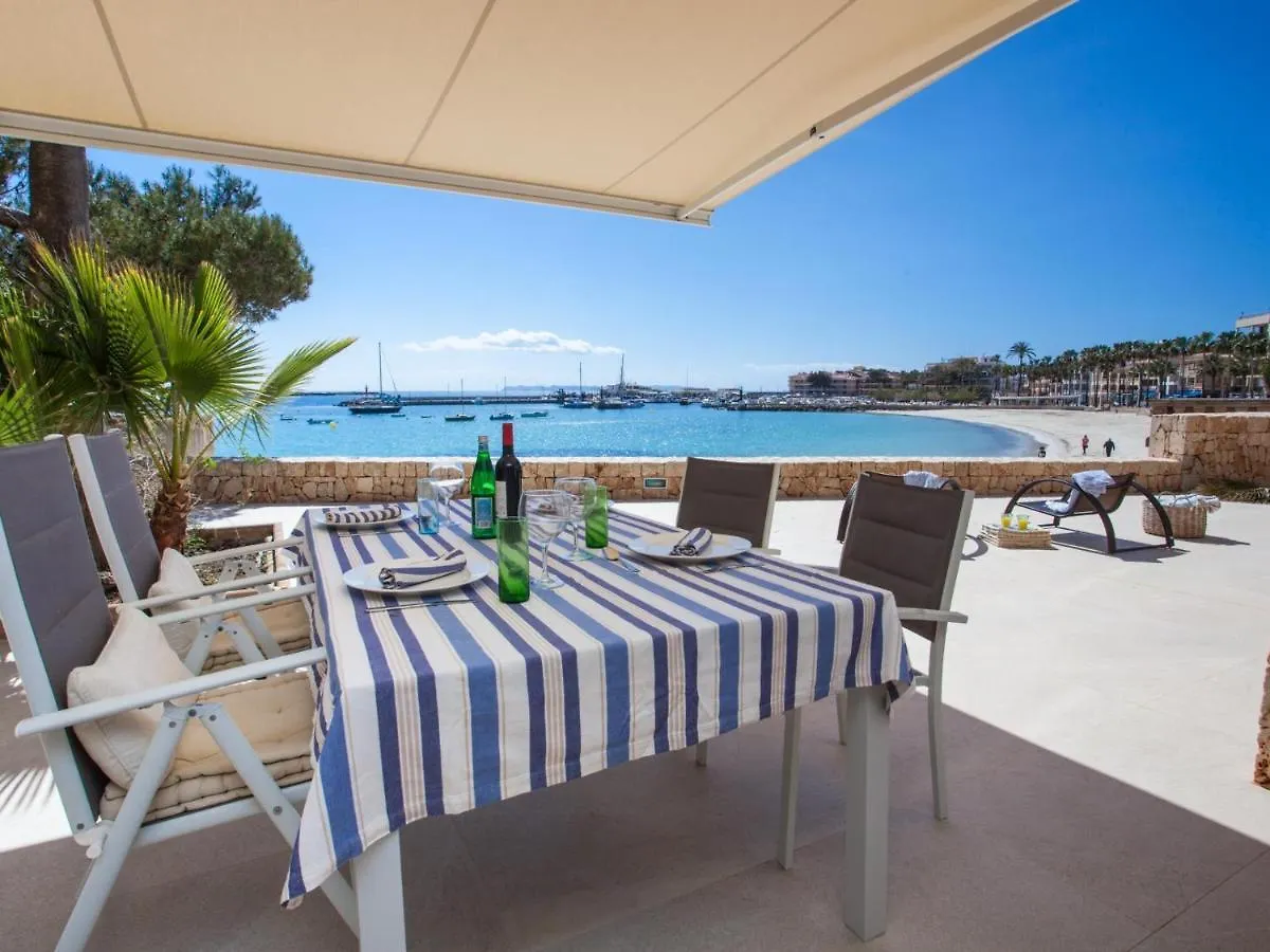 Es Turo, Luxury Beachfront Apartment In Colonia San Jordi 캄포스 0*,